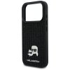 Etui Karl Lagerfeld Rhinestones          Karl&Choupette Pin do iPhone 17 Pro czarny